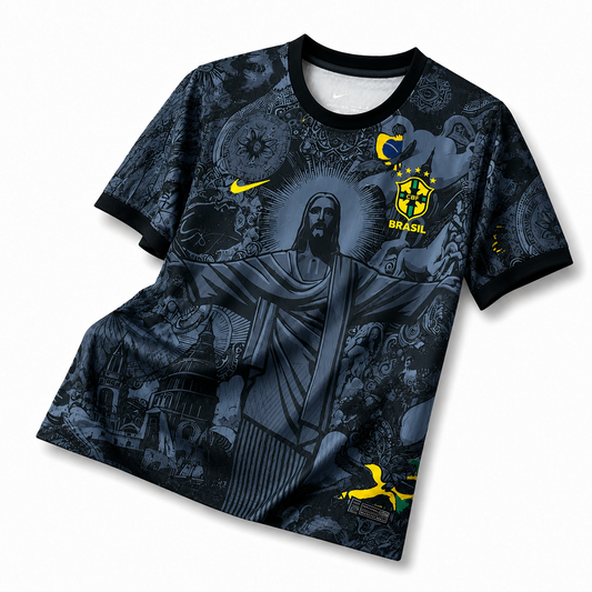 Brazil Black 'Christ The Redeemer' Special Edition Shirt